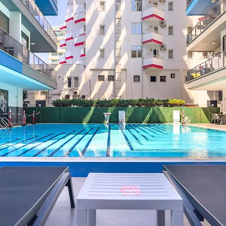 Seafront 1 Bedroom - Sea View Balcony - New Building Lejlighed Alanya