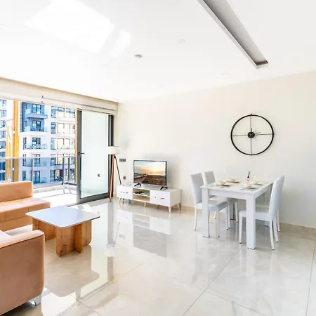 Seafront 1 Bedroom - Sea View Balcony - New Building Apartment *