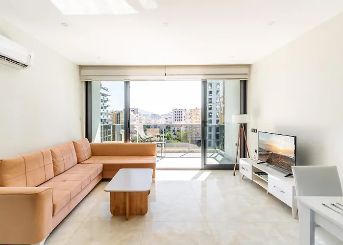 Seafront 1 Bedroom Apt - Sea View Balcony - New Building * Alanya